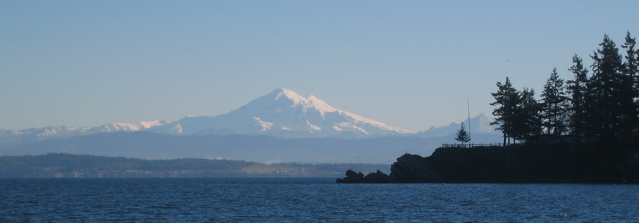 Mt. Baker from Orcas Island